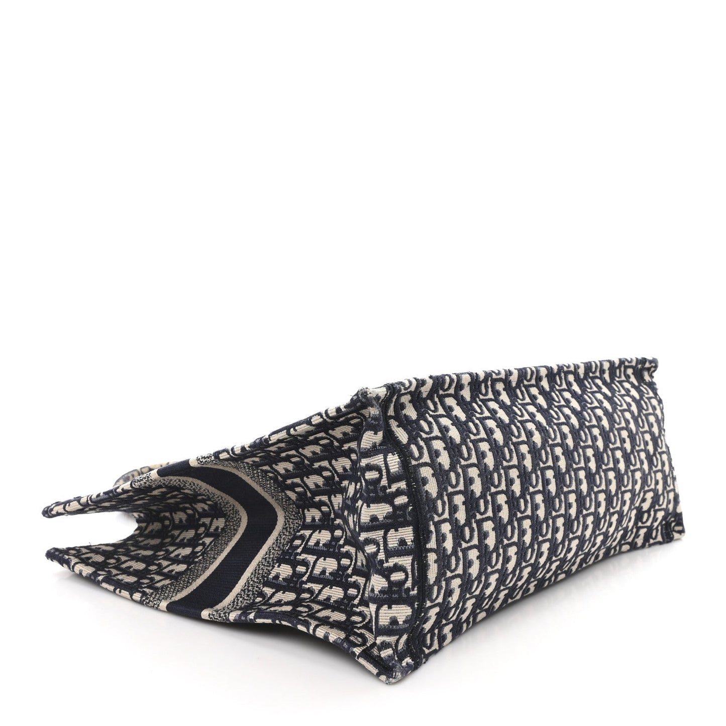 Oblique Large Book Tote Blue Multicolor