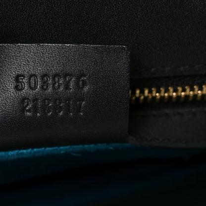 Suede Patent GG Web Medium Ophidia Chain Shoulder Bag Black