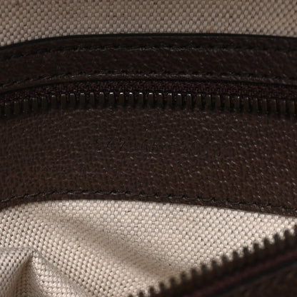 GG Supreme Monogram Textured Dollar Calfskin Web Small Ophidia Day Backpack Beige Ebony Fluorescent Fuchsia