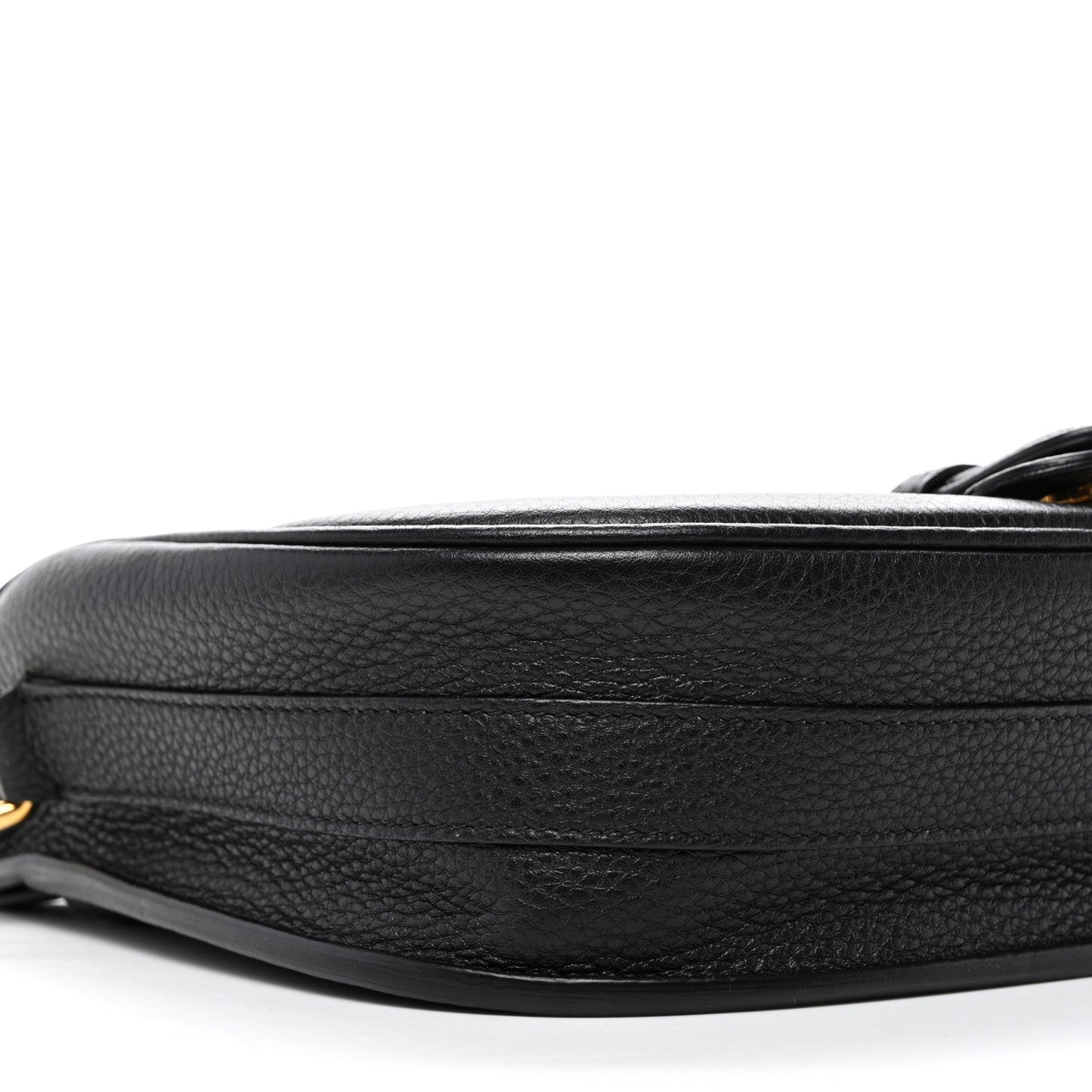 Grained Calfskin Medium Bobby Flap Black