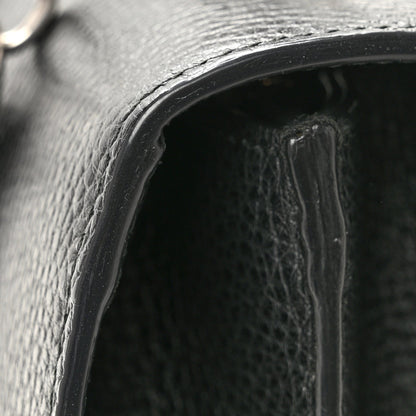 Dollar Calfskin Crystal Web Medium Dionysus Bamboo Top Handle Bag Black Black Diamond