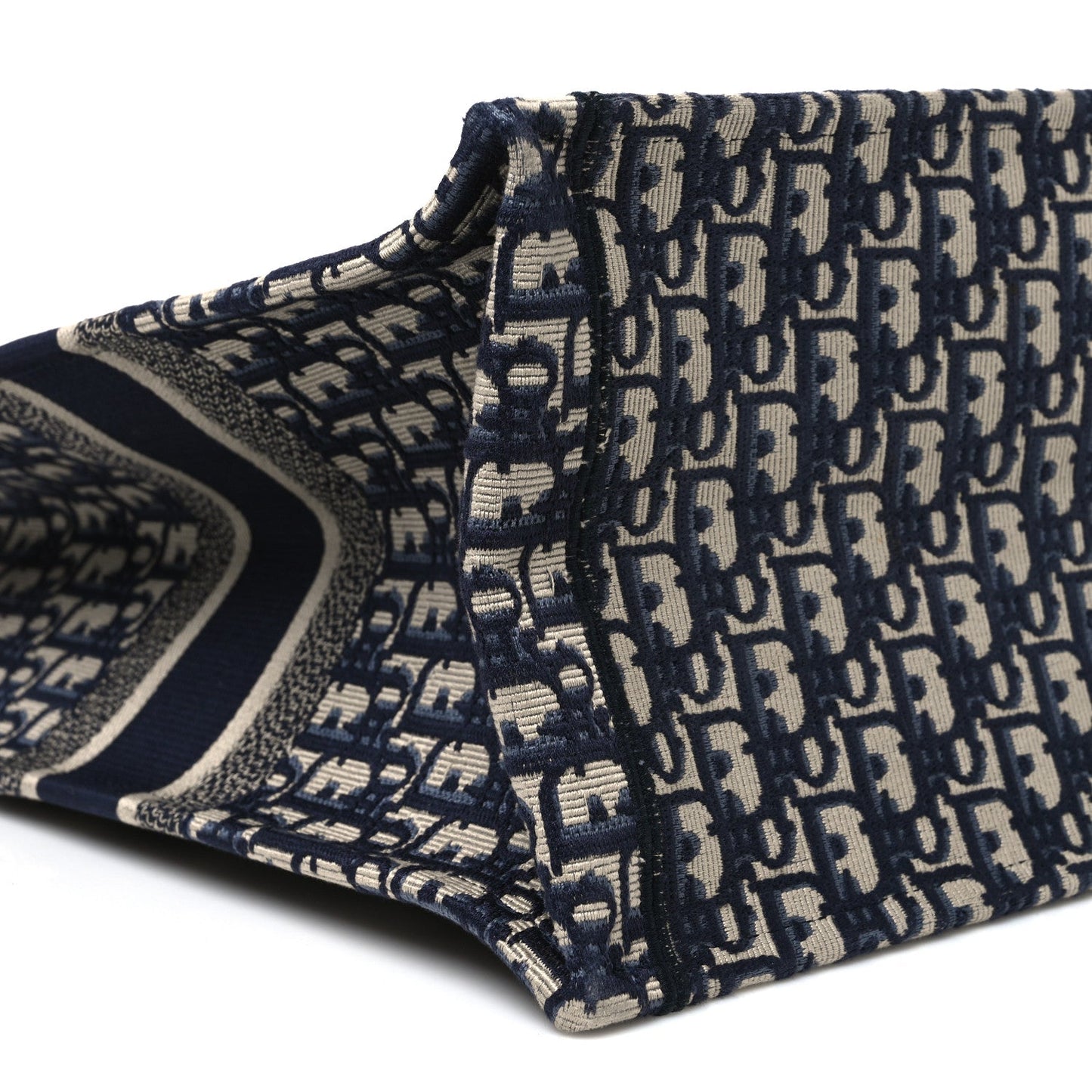 Oblique Large Book Tote Blue Multicolor