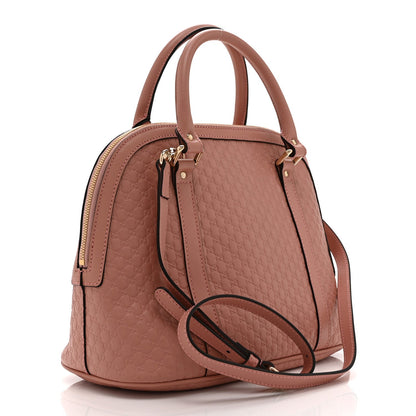 Microguccissima Medium Dome Bag Soft Pink