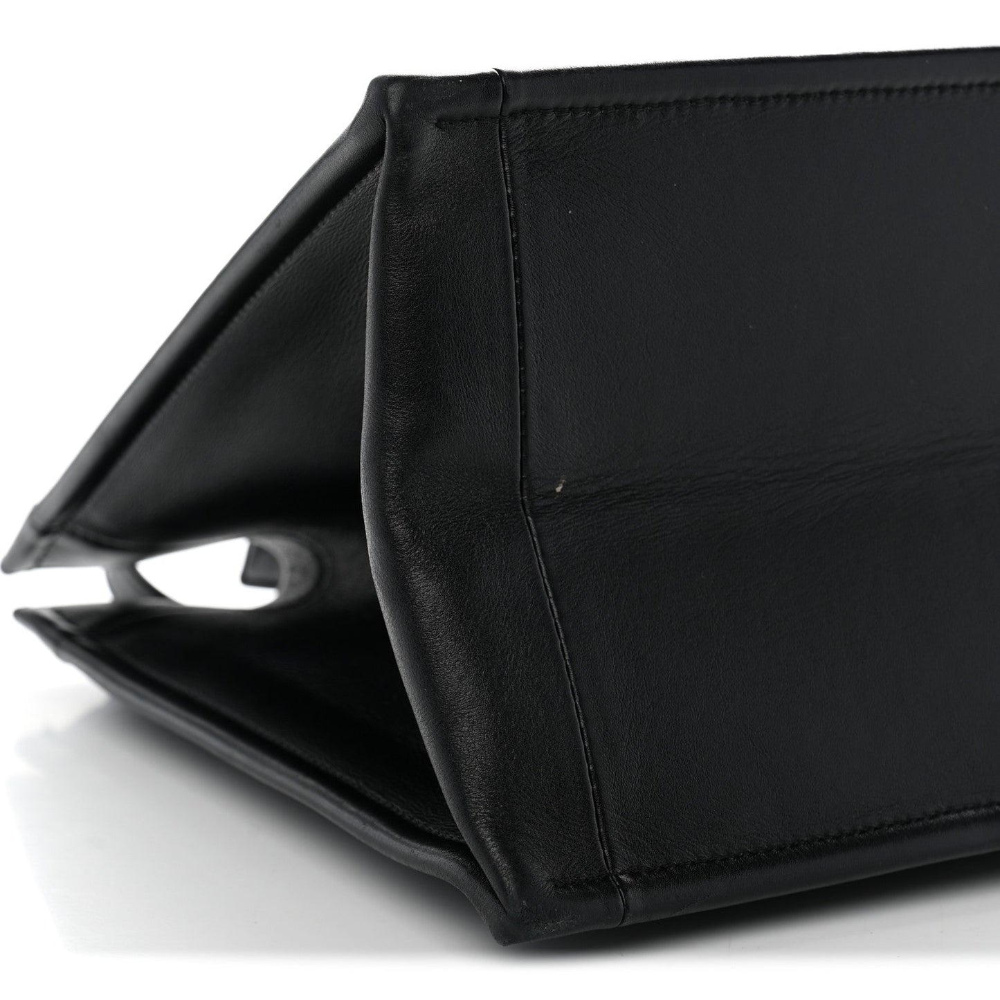 Calfskin Archicannage Medium Essential Tote Black