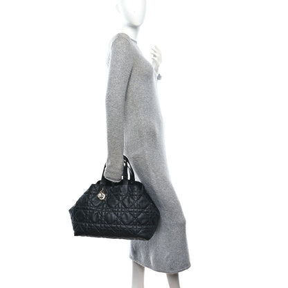 Calfskin Macrocannage Large Toujours Black