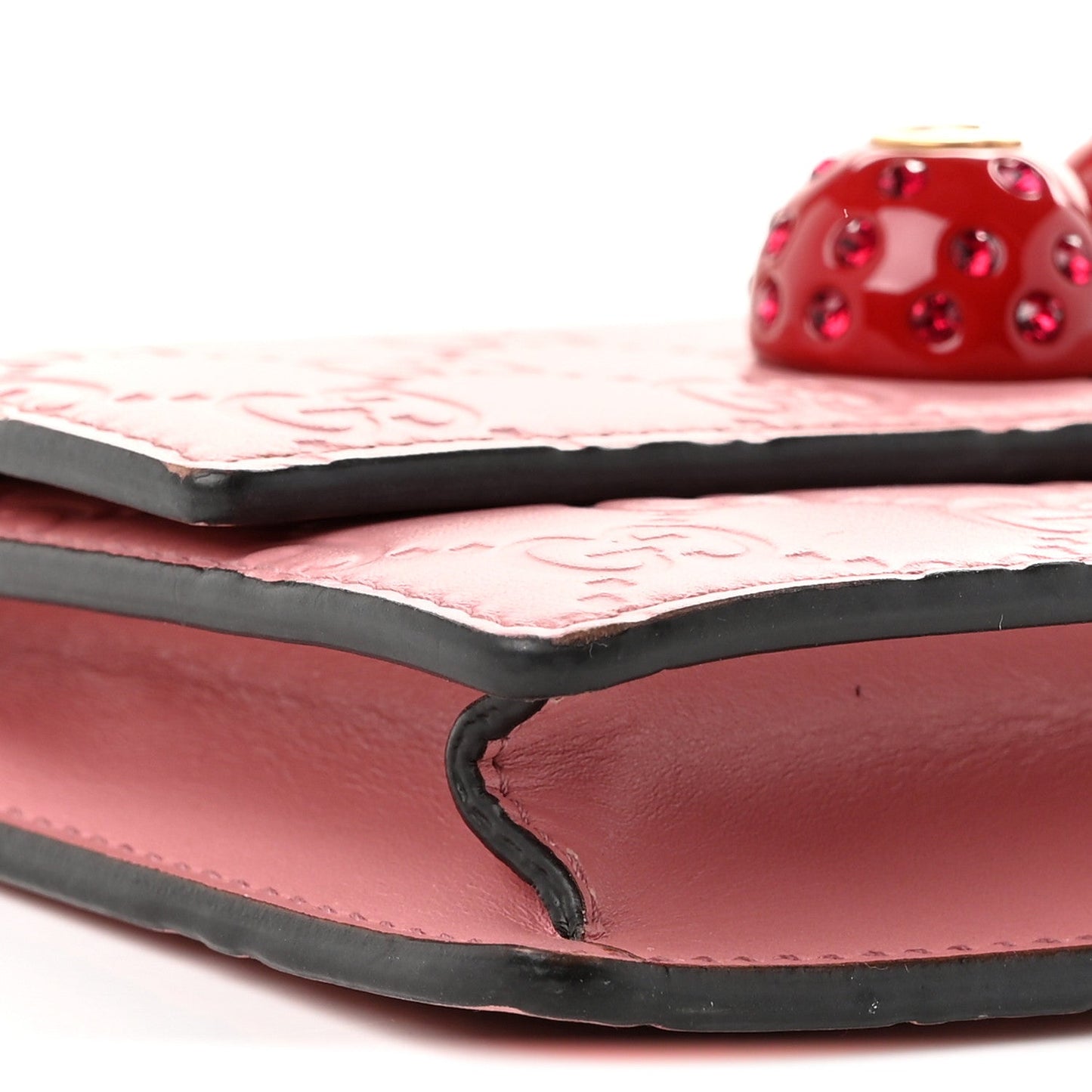 Guccissima Mini Cherry Chain Bag Rose