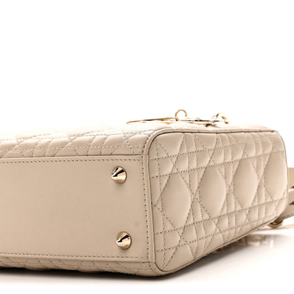 Lambskin Cannage Small My ABCDior Lady Dior Hazelnut
