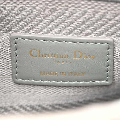 Canvas Embroidered Cannage Medium Lady D-Lite Gray