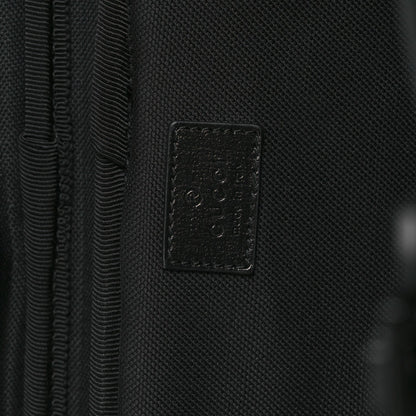 GG Supreme Monogram Four Wheel Suitcase Black Grey
