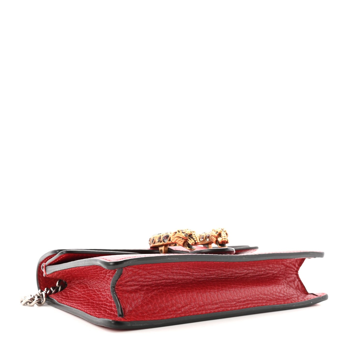 Calfskin Super Mini Dionysus Shoulder Bag Hibiscus Red