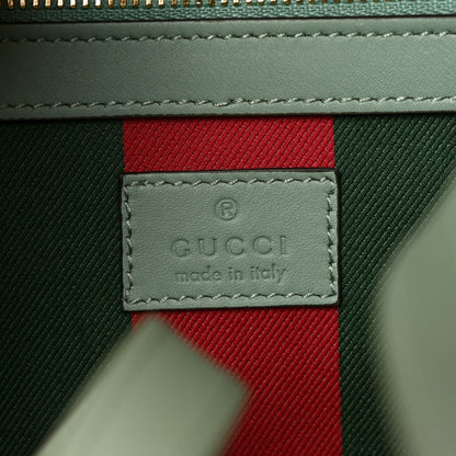 GG Supreme Monogram Emblem Large Tote Bag Sage Green