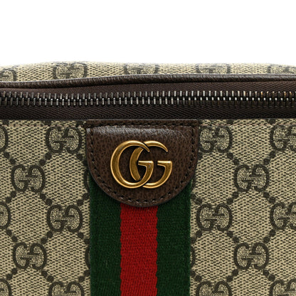 GG Supreme Monogram Web Small Ophidia Belt Bag Beige Ebony New Acero
