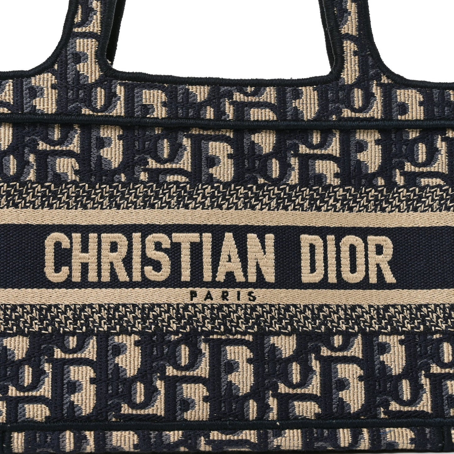 Oblique Mini Book Tote Blue Multicolor