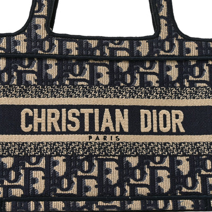 Oblique Mini Book Tote Blue Multicolor