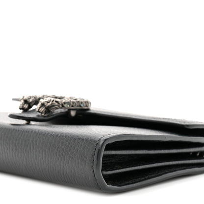 Calfskin Mini Dionysus Chain Wallet Black