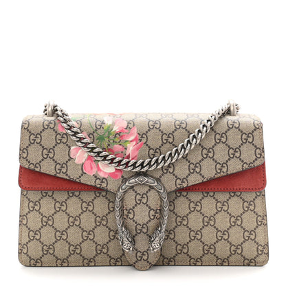 GG Supreme Monogram Blooms Small Dionysus Shoulder Bag Beige Multicolor Dry Rose