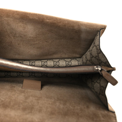 GG Supreme Monogram Small Dionysus Shoulder Bag Taupe