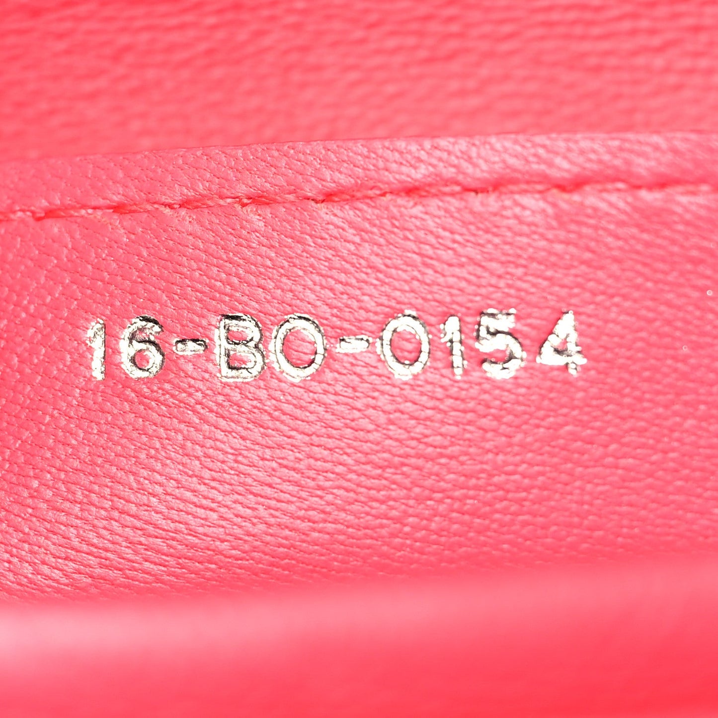 Lambskin Cannage Medium Lady Dior Pink