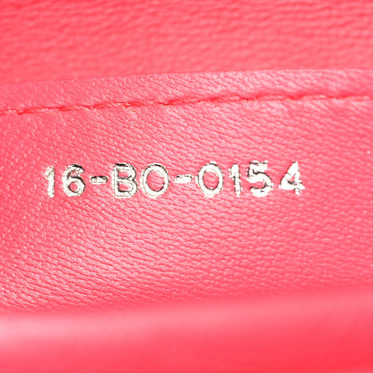 Lambskin Cannage Medium Lady Dior Pink