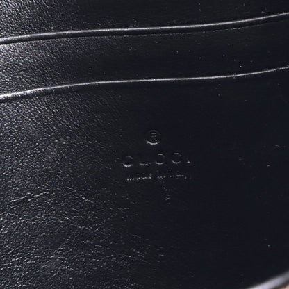 Calfskin Matelasse GG Marmont Chain Wallet Black