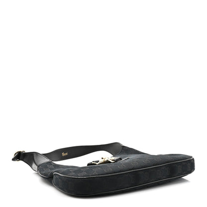 Monogram Small Jackie O Hobo Black