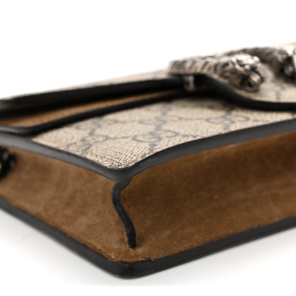 GG Supreme Monogram Super Mini Dionysus Shoulder Bag Taupe
