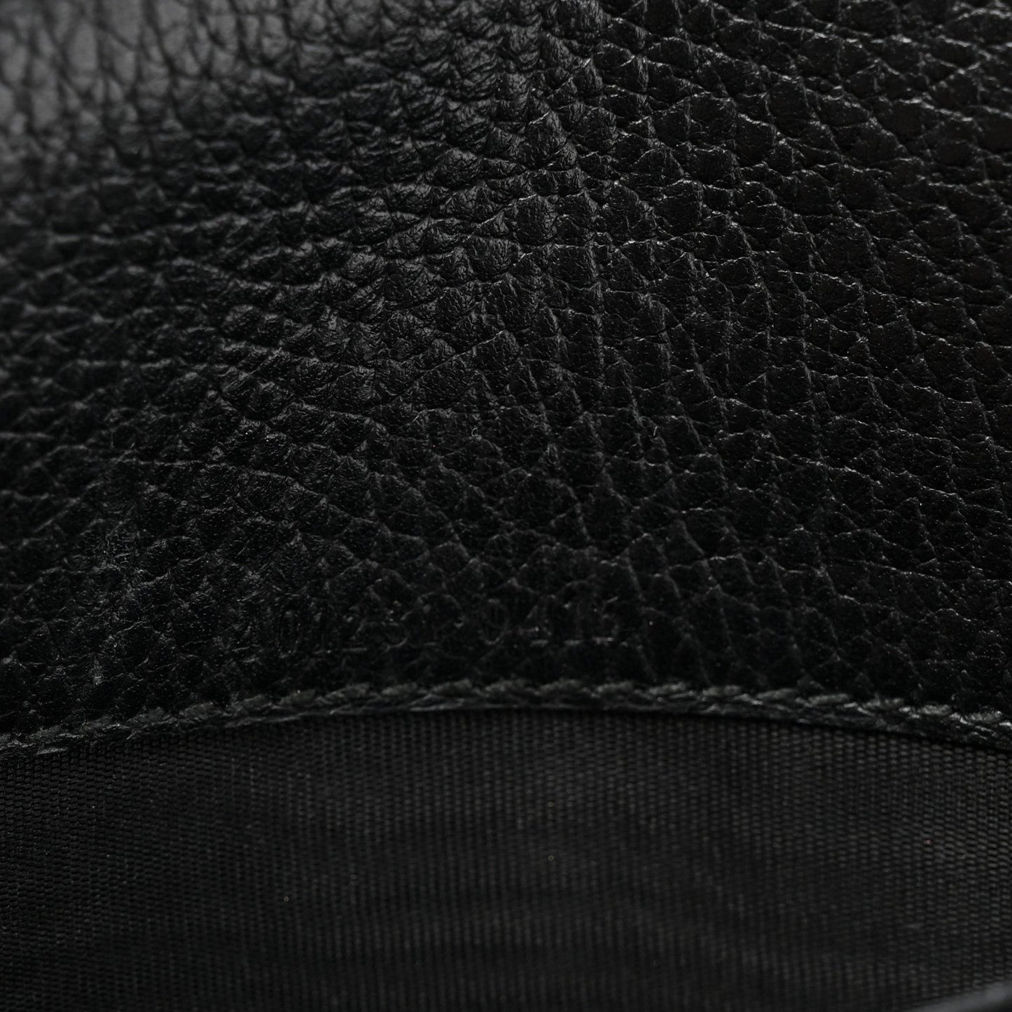 Calfskin Mini Dionysus Chain Wallet Black