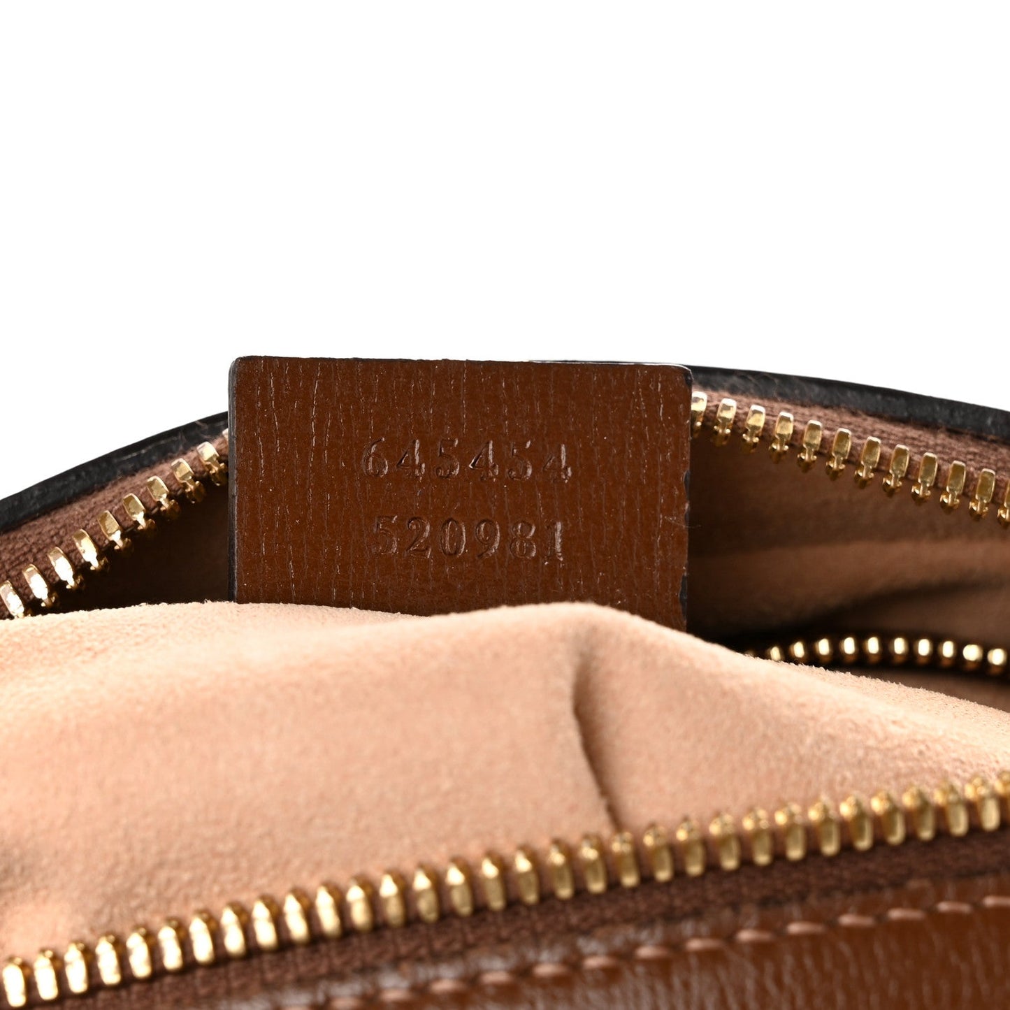 GG Supreme Monogram Small Horsebit 1955 Shoulder Bag Beige Brown Sugar