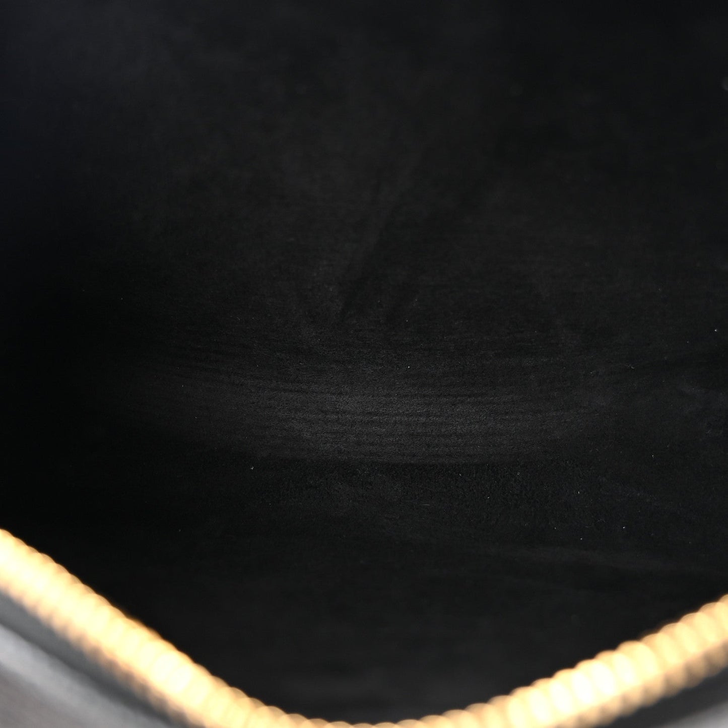 Grained Calfskin Caro Double Pouch Black