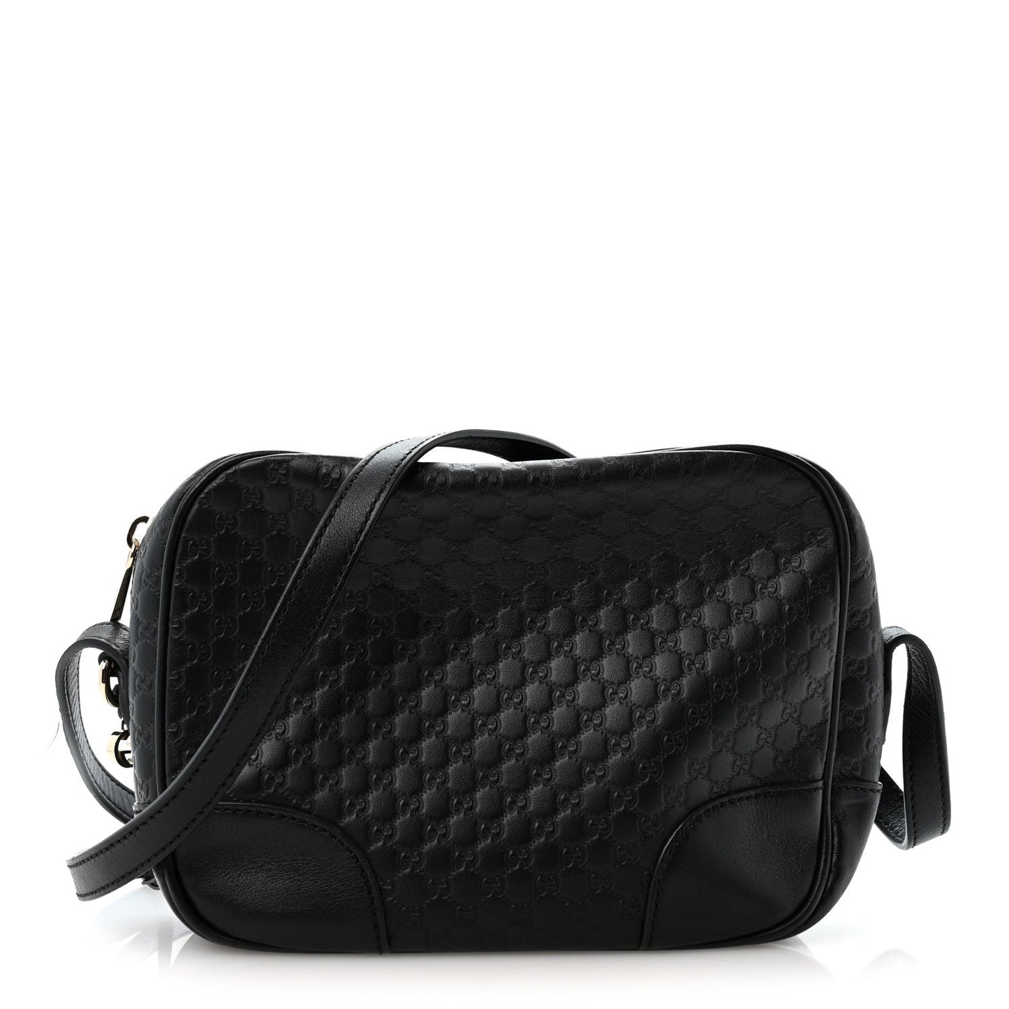 Microguccissima Mini Bree Messenger Bag Black