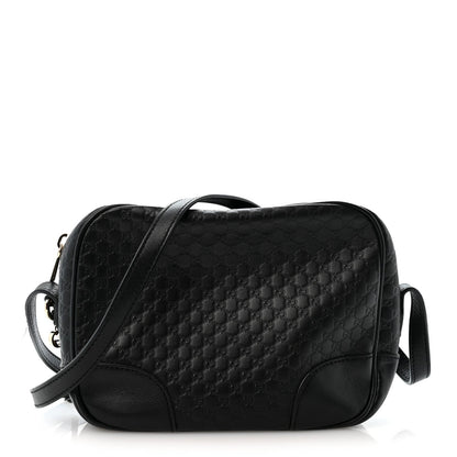 Microguccissima Mini Bree Messenger Bag Black
