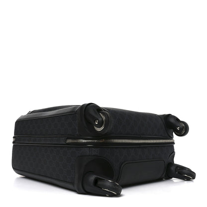 GG Supreme Monogram Calfskin Cabin Trolley Black