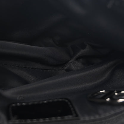 Nylon Saddle Bag Black