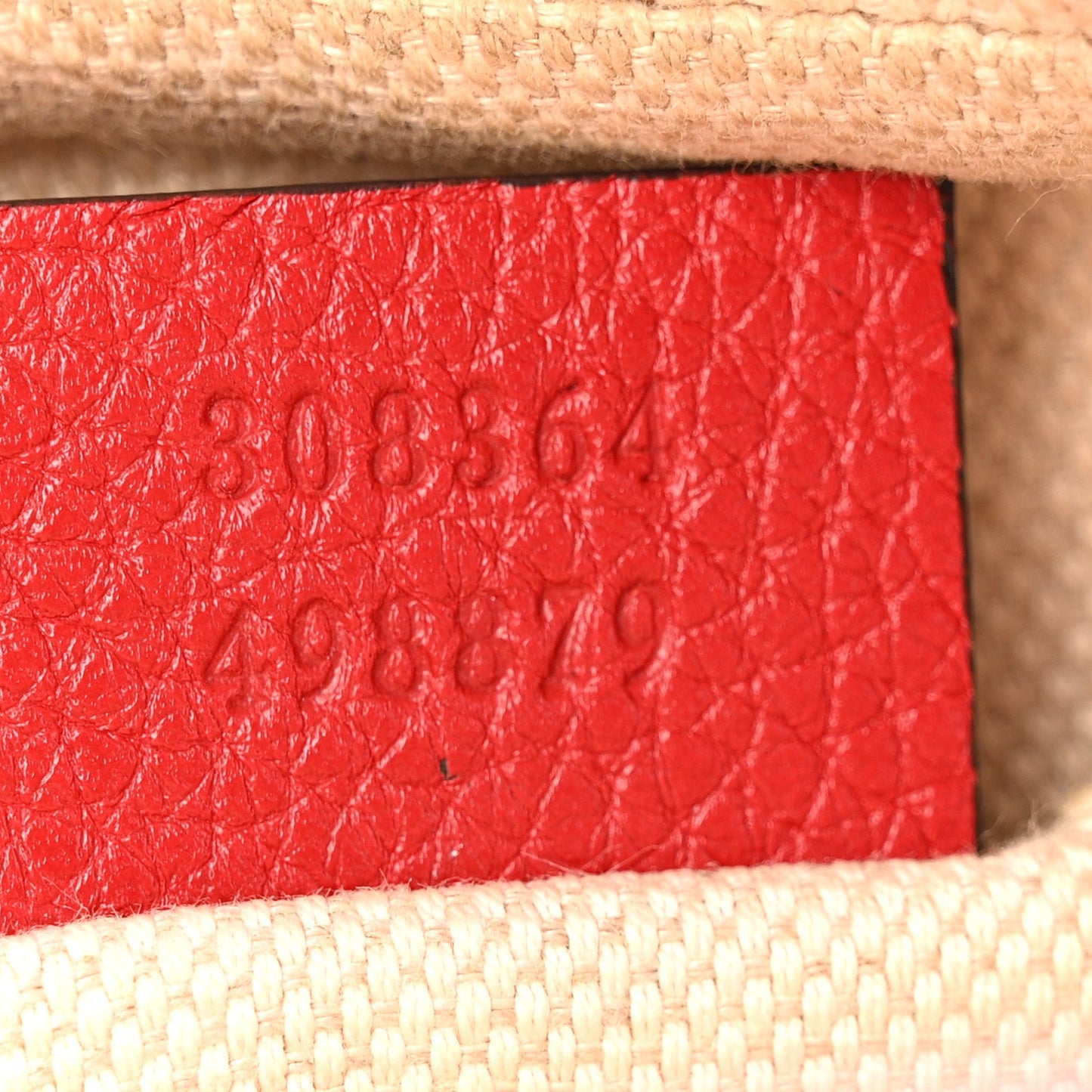 Pebbled Calfskin Small Soho Disco Bag Tabasco Red
