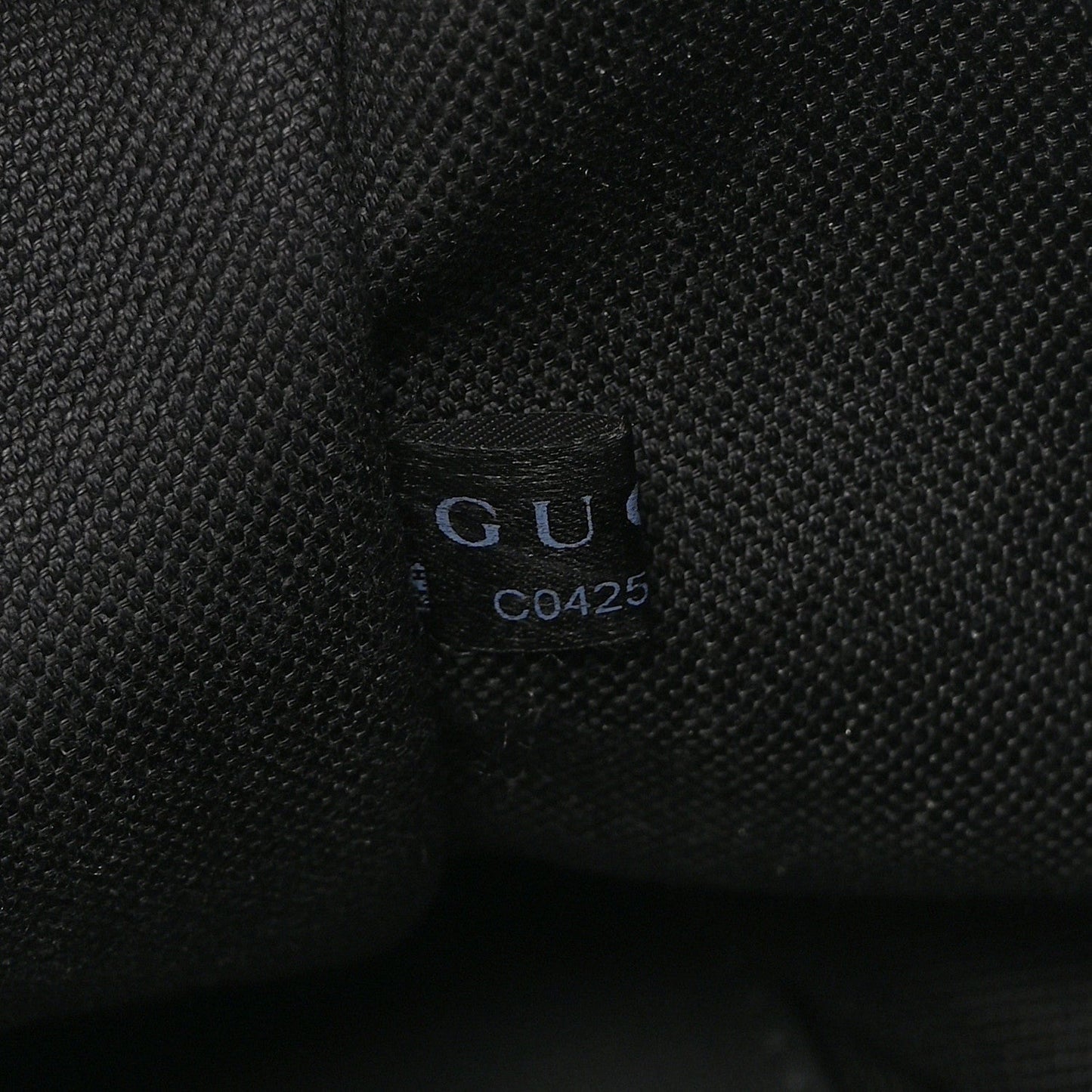 Denim Ophidia GG Monogram Tote Medium Black Grey