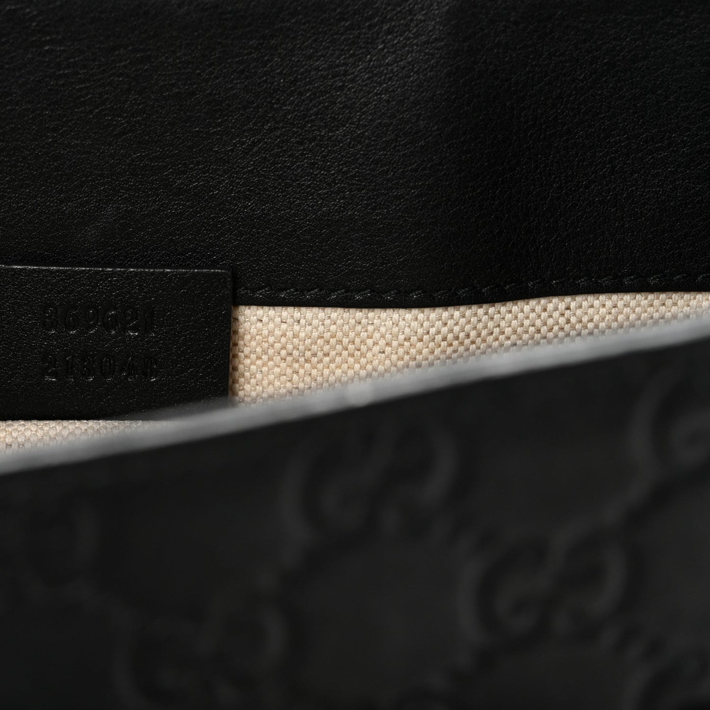 Guccissima Small Emily Shoulder Bag Black