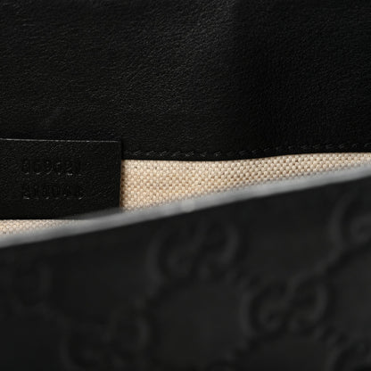 Guccissima Small Emily Shoulder Bag Black