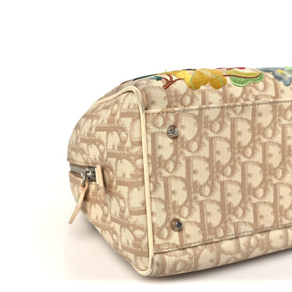 Monogram Vintage Flowers Boston Beige