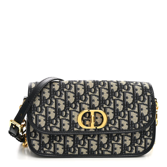 Oblique 30 Montaigne Avenue Bag Blue