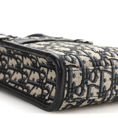 HOMME Oblique Safari Messenger Blue