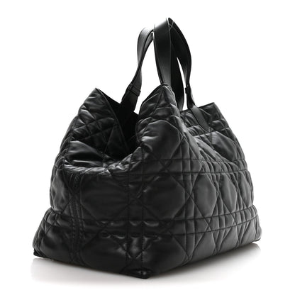 Calfskin Macrocannage Large Toujours Black