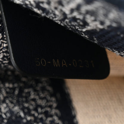 Canvas Embroidered Mini Toile De Jouy Book Tote Blue