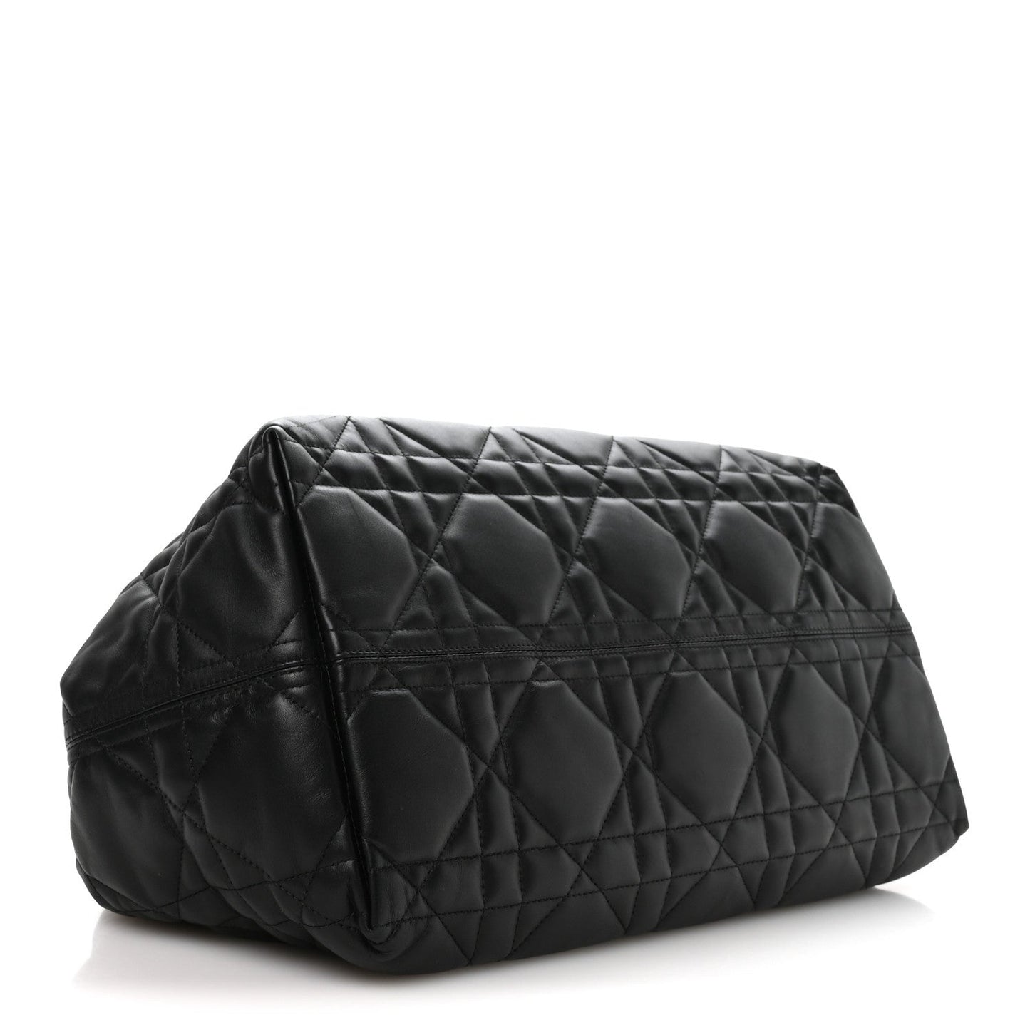 Calfskin Macrocannage Large Toujours Black