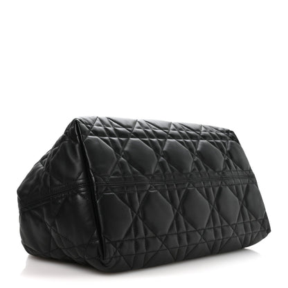 Calfskin Macrocannage Large Toujours Black