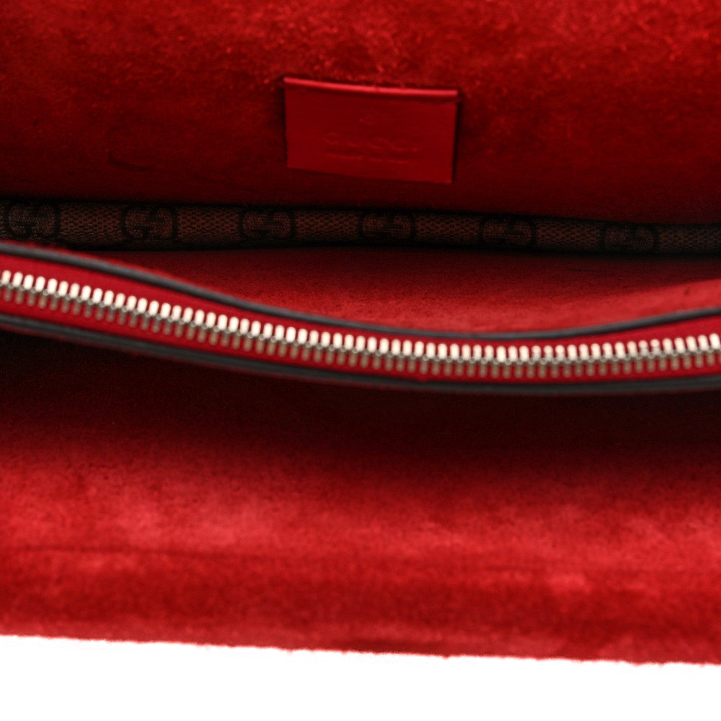 GG Supreme Monogram Small Dionysus Shoulder Bag Red