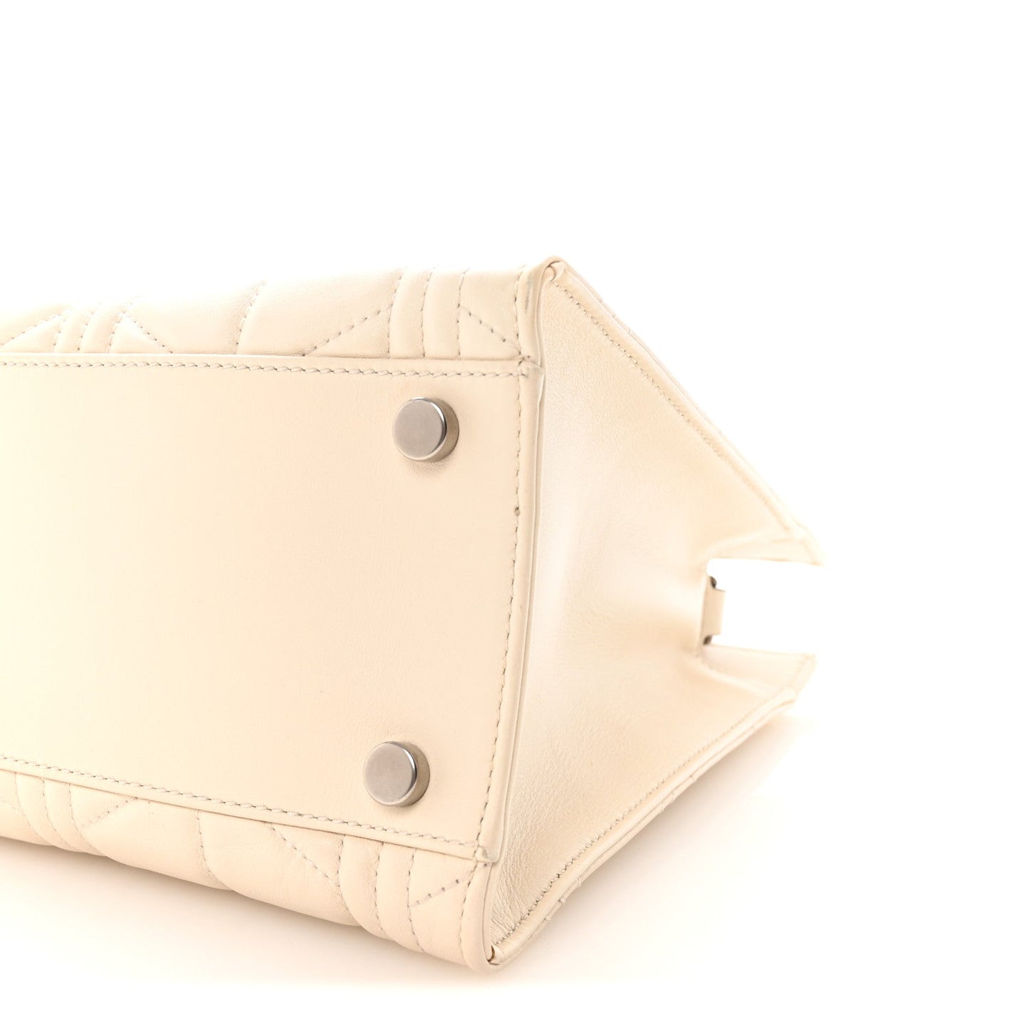Cafskin Web Quilted Large Dionysus Tote Bag White