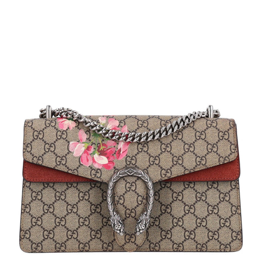 GG Supreme Monogram Blooms Small Dionysus Shoulder Bag Beige Multicolor Dry Rose