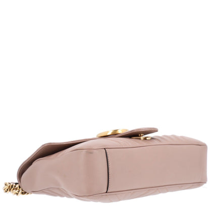 Calfskin Matelasse Medium GG Marmont Shoulder Bag Porcelain Rose