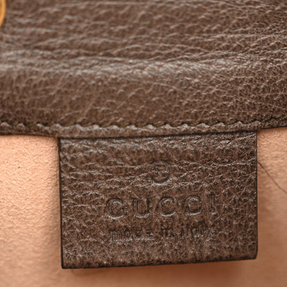 GG Supreme Monogram Web Mini Ophidia Bucket Bag Brown
