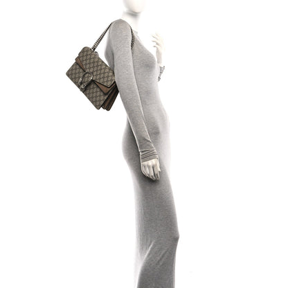 GG Supreme Monogram Small Dionysus Shoulder Bag Taupe